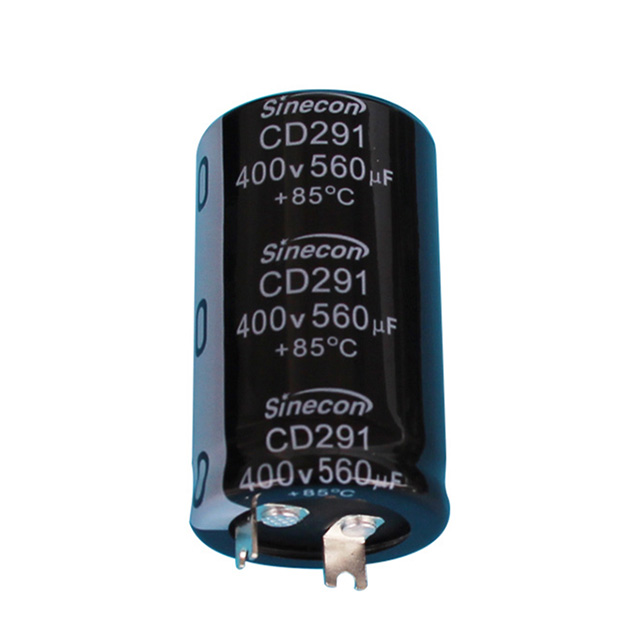 CD291 Solder-Tab ، مكثف كهربائي من الألومنيوم CD291 Solder-Tab ، مكثف كهربائي من الألومنيوم